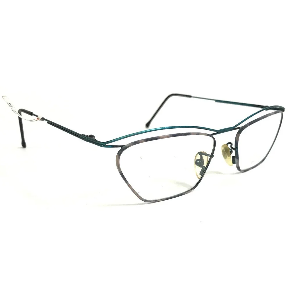 Select Eyeglasses Frames MOD.5020 COL.1124 Blue Pink Cat Eye Wire Rim 54-19-123